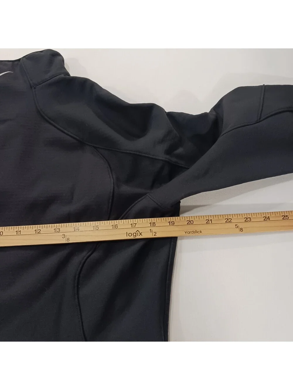 NIKE Fit Therma Softshell Full Zip Jacket Pockets Men's Black Size M (8-10)